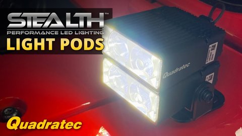 Embedded thumbnail for Quadratec Stealth Performance LED Light Pods Review