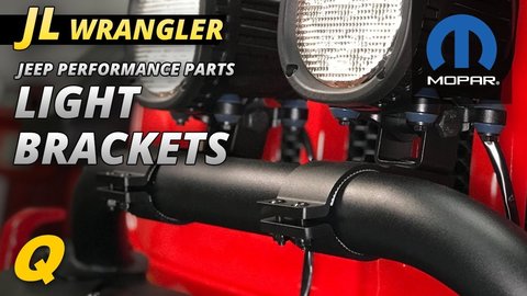 Embedded thumbnail for Mopar Light Mounting Brackets for Jeep Wrangler JL with Rubicon Steel Front Bumper and Winch Guard