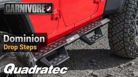 Embedded thumbnail for JL, JT &amp;amp; JK Side Step Upgrade | Carnivore Dominion Drop Steps Overview