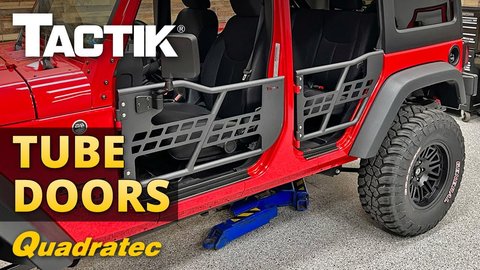 Embedded thumbnail for Tactik Tube Doors for 07-18 Jeep Wrangler JK