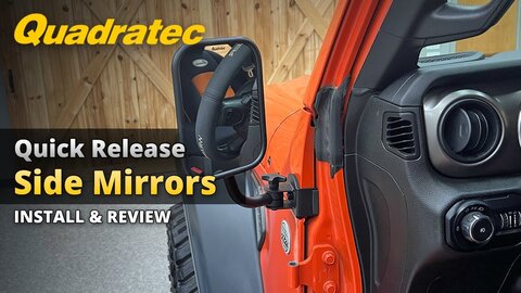 Embedded thumbnail for Quadratec Quick Release Mirrors for Jeep Wrangler JL &amp;amp; Gladiator JT