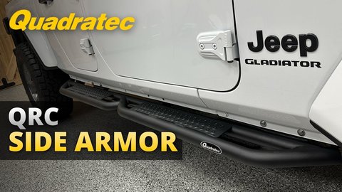 Embedded thumbnail for Quadratec QRC Side Armor with Step for Jeep Wrangler JL &amp;amp; Gladiator JT