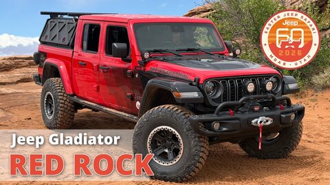 Embedded thumbnail for Part Concept, Part Donation Vehicle! Jeep Gladiator RED ROCK, 60th Easter Jeep Safari 2026
