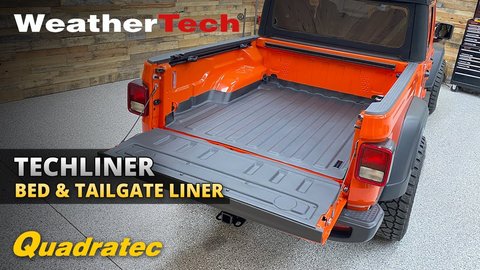 Embedded thumbnail for WeatherTech TechLiner Bed &amp;amp; Tailgate Liner for Jeep Gladiator JT