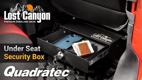 Embedded thumbnail for Lost Canyon Under Seat Security Box for Jeep Wrangler JL &amp;amp; Gladiator JT