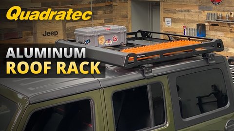 Embedded thumbnail for Quadratec Aluminum Roof Rack Install &amp;amp; Review for Jeep Wrangler JK, JL &amp;amp; Gladiator JT