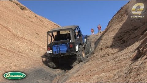 Embedded thumbnail for Jeep CJ7 Climbing Hell&amp;#039;s Gate Moab 2014 EJS 