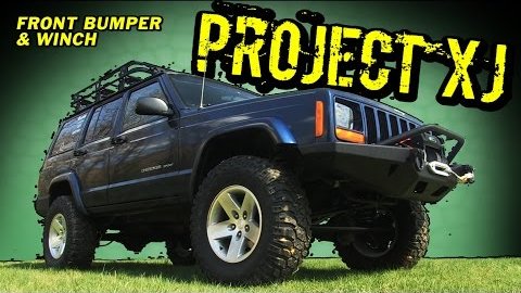 Embedded thumbnail for  Project XJ: Smittybilt XRC Front Bumper and Quadratec Winch Install