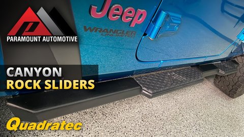 Embedded thumbnail for Paramount Automotive Canyon Rock Sliders for Jeep Wrangler JK &amp;amp; JL
