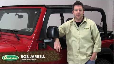 Embedded thumbnail for Quadratec &amp;#039;03-06 Style Replacement Mirrors For &amp;#039;87-06 Jeep YJ and TJ Review