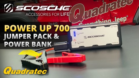 Embedded thumbnail for Scosche PowerUp 700 Portable Jump Starter &amp;amp; Power Bank Demo &amp;amp; Review