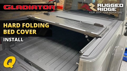 Embedded thumbnail for Rugged Ridge Armis Hard Folding Bed Cover Install for Jeep Gladiator JT