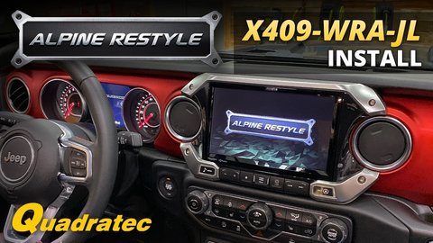 Embedded thumbnail for Alpine X409-WRA-JL 9&amp;quot; Restyle Install for Jeep Wrangler JL and Jeep Gladiator JT