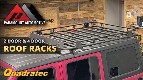 Embedded thumbnail for Paramount Automotive Roof Racks for Jeep Wrangler