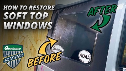 Embedded thumbnail for How to Clean and Restore Scratched Soft Top Windows for Jeep Wrangler