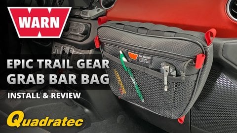 Embedded thumbnail for Warn Epic Trail Gear Grab Handle Bag for Jeep Wrangler &amp;amp; Jeep Gladiator