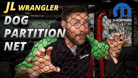 Embedded thumbnail for Mopar Rear Seat Dog Partition for Wrangler JL 4 Dr