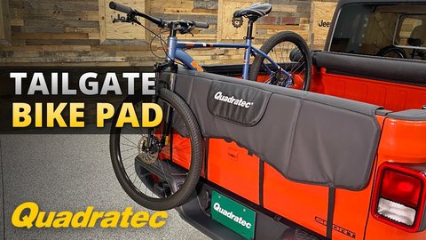 Embedded thumbnail for Quadratec Tailgate Bike Pad for Jeep Gladiator JT