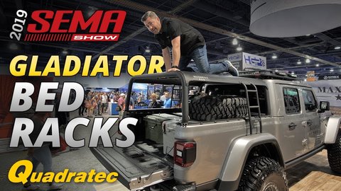 Embedded thumbnail for  Top Jeep Gladiator Bed Racks from SEMA 2019