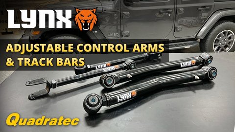 Embedded thumbnail for Lynx Adjustable Control Arms &amp;amp; Track Bars for Jeep Wrangler JK, JL &amp;amp; Gladiator JT