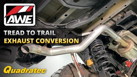 Embedded thumbnail for AWE Tread to Trail Exhaust Conversion for Jeep Gladiator JT