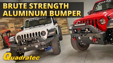 Embedded thumbnail for Quadratec Brute Strength Front Bumper for Jeep Wranger JL and Jeep Gladiator JT