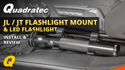 Embedded thumbnail for How to Install the Quadratec Flashlight Bracket for Jeep Wrangler JL and Jeep Gladiator JT