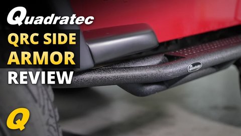 Embedded thumbnail for Quadratec QRC Side Armor with Step for 87 - 06 Jeep Wrangler YJ &amp;amp; TJ