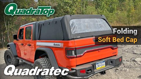 Embedded thumbnail for Upgrade your Jeep Gladiator with the QuadraTop Folding Soft Bed Cap!