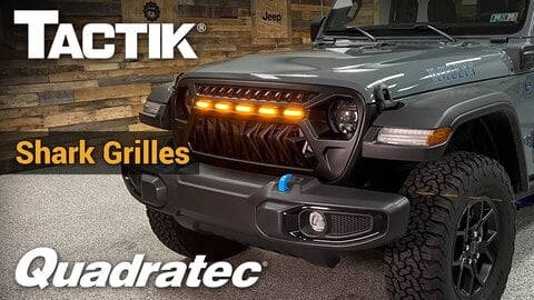 Embedded thumbnail for Give your Jeep a bold new bite with Tactik’s Shark Series Grilles!
