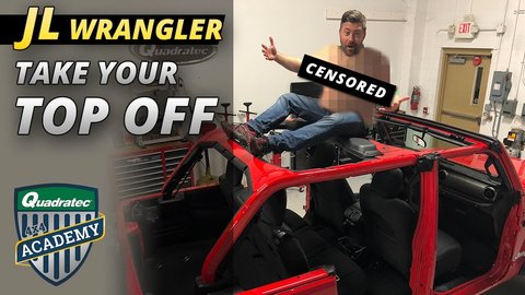 Embedded thumbnail for How To Remove the Hardtop from 2018 Jeep Wrangler JL