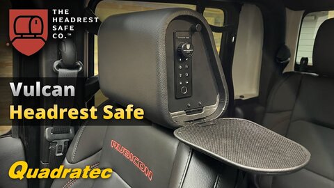 Embedded thumbnail for The Vulcan Headrest Safe from the Headrest Safe Co for Jeep Wrangler &amp;amp; Gladiator