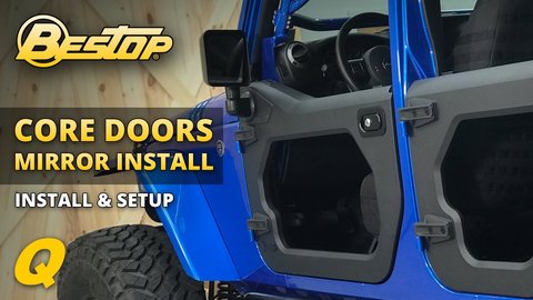 Embedded thumbnail for How to Install Bestop Core Doors Mirrors for 07-18 Jeep Wrangler 