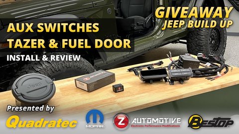 Embedded thumbnail for Mopar Auxiliary Switch Install with Z Auto Tazer for Jeep Wrangler JL + WIN THIS JEEP!