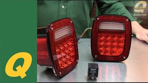 Embedded thumbnail for Quadratec LED Tail Lights for Jeep Wrangler and CJ
