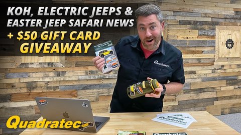 Embedded thumbnail for King of the Hammers, Electric Jeeps & Easter Jeep Safari + $50 Gift Card Giveaway - Jeep News