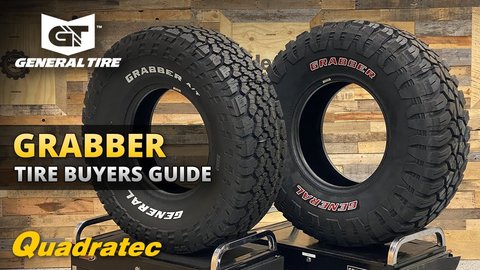 Embedded thumbnail for General Tires Grabber A/Tx & Grabber X3 Buyers Guide for Jeep Wrangler & Gladiator
