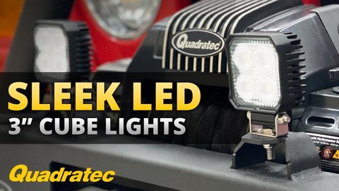 Embedded thumbnail for Quadratec 3&amp;quot; Sleek LED Cube Lights Review for Jeep Wrangler &amp;amp; Jeep Gladiator