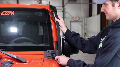 Embedded thumbnail for Fishbone Offroad 52&amp;quot; Windshield Lightbar Bracket Install