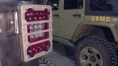 Embedded thumbnail for Rugged Ridge Elite Tail Light Guard Torture Test for Jeep Wrangler JK