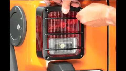 Embedded thumbnail for Kentrol Stainless Steel Tail Light Guards Install for Jeep Wrangler JK