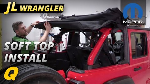 Embedded thumbnail for How to Install a Mopar Soft Top on a 2018 and up Jeep Wrangler JL Unlimited