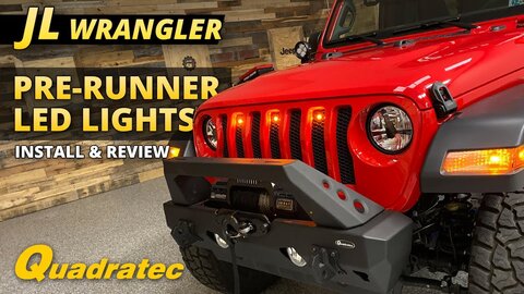 Embedded thumbnail for Quadratec Pre-Runner LED Light Kit Install &amp;amp; Review for Jeep Wrangler JL