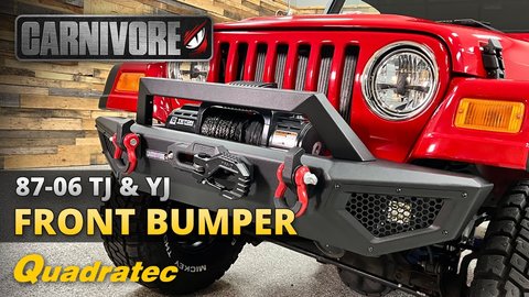 Embedded thumbnail for Carnivore Front Bumper for 87-06 Jeep Wrangler YJ &amp;amp; TJ