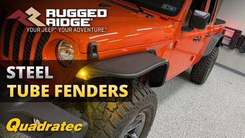 Embedded thumbnail for Rugged Ridge Steel Tube Fenders for Jeep Wrangler JL &amp;amp; Jeep Gladiator JT