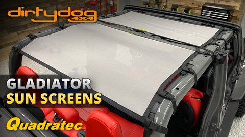 Embedded thumbnail for Dirtydog 4x4 Sun Screens for Jeep Gladiator JT Review &amp;amp; Install