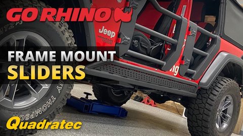 Embedded thumbnail for Go Rhino Frame Mount Slider Review for Jeep Wrangler JL Unlimited