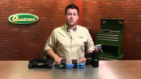 Embedded thumbnail for Quadratec Three Piece Roll Bar Accessory Kit Review