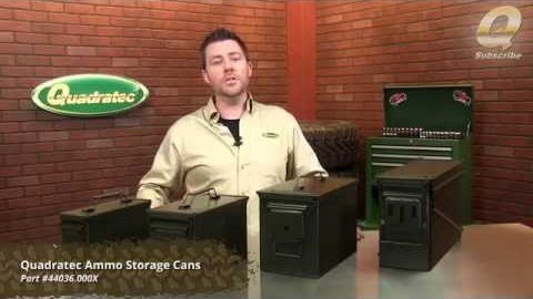 Embedded thumbnail for Quadratec Ammo Storage Cans Review