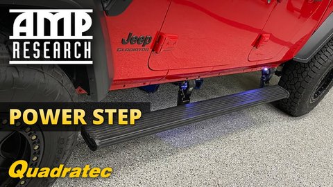 Embedded thumbnail for AMP Research PowerSteps for Jeep Wrangler &amp;amp; Gladiator